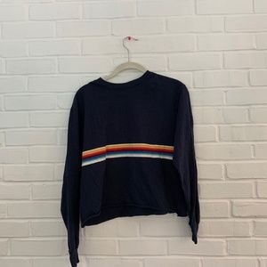 Brandy Melville long sleeved striped shirt